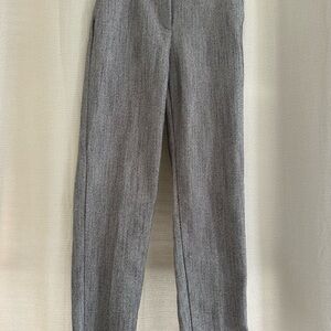 H&M Gray Dress Pants Classic Straight-Leg Tailored